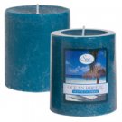 Luminessence Ocean Breeze Pillar Candles, 2⅞"