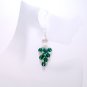 Rich Aquamarine Waterfall Earrings