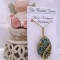 Wire-Wrapped Tree Agate Gemstone Pendant