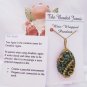 Wire-Wrapped Tree Agate Gemstone Pendant