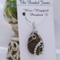 Wire-Wrapped Picasso Jasper Gemstone Pendant