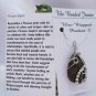Wire-Wrapped Picasso Jasper Gemstone Pendant