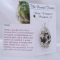 Wire-Wrapped Multi-Colored Marble Stone Pendant