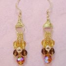 Amber Lights Demi-fall Earrings