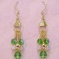 Crisp Green Demi-fall Earrings