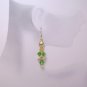 Crisp Green Demi-fall Earrings
