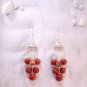 Red Jasper Demi-fall Earrings