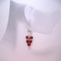 Red Jasper Demi-fall Earrings