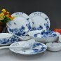 Fine Bone China Dinnerware set 28PCS Blue and White Porcelain