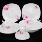 Fine Bone China Dinnerware Set 28PCS Rose and Butterfly Wedding Gift