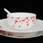 Fine Bone China Dinnerware Set 28PCS Plum Blossom