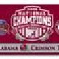 2009 BCS National Champions Alabama Crimson Tide Flag