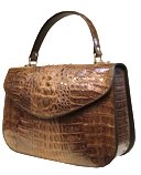 Crocodile Leather Handbag