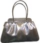 Genuine Snake Leather Grey Color Handbag