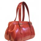 Genuine Snake Leather Bright Pink Handbag