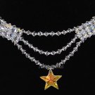 Crystallized Swarovski Star Bridal Necklace