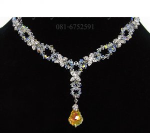 Elegant Crystallized Swarovski Necklace
