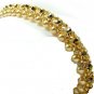 Thai Style Golden Tone Swarovski Bracelet