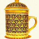Golden Luxury Thai Pattern Mug