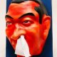 Paper Mache Wall Hanging Tissue Box