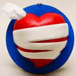 Paper Mache Wall Hanging Tissue Box