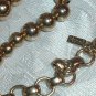 Vintage Monet Gold Tone Beaded Necklace