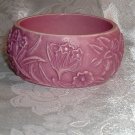 Vintage Two Tone Pink Summer Bangle Bracelet