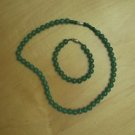 Jade Necklace and Bracelet
