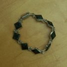 Jade and Silver Bracelet