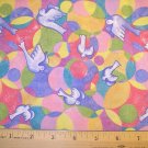 1 yard - Springs - Greatest Love #3642 - Michelle Palmer - Doves on Stained Glass
