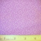 1 yard -  Tiny purple flowers on purple background fabric - Coordinate