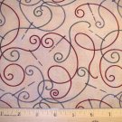 1 yard - Debbie Mumm - Needles and Threads - Tan background fabric with threads all over