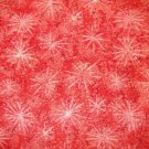 1.875 yards - Salmon colored marble look fabric with bursts all over