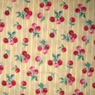 1.8 yard - Yellow fabric with cherries