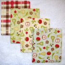 4 Fat Quarters - Riley Blake - Farm Fresh fabric prints