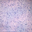 1.33 yards - Purple leaves all over lavendar fabric