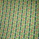 1.8 yards - Northcott - Tenderberry Stitches - Lady Bug Hugs - Green with Cherries - out of print