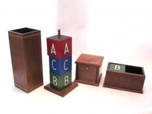 Mel Babcock ABC Blocks with Flap Box