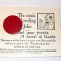 ADAMS' COMIC RAVELING JOKE / Vintage Magic Novelty