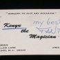 FANTASIO'S AUTOGRAPH / Magic Ephemera