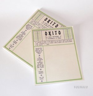 OKITO LETTERHEAD NOTEPAD / Magic Novelty
