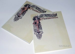 MAGICIAN W. BENJAMIN LETTERHEAD NOTEPAD