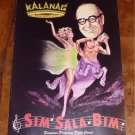 KALANAG MUSICAL REVIEW SIM SALA BIM SOUVENIR PROGRAM