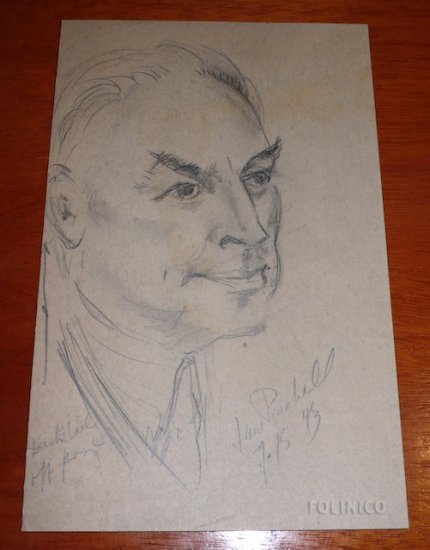 THE GREAT RAYMOND PORTRAIT SKETCH (1943) / Magic