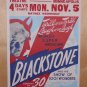 ORIGINAL HARRY BLACKSTONE SR. WINDOW CARD