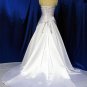 Factory Sample A-line Strapless Satin Wedding Dresses(PR036)