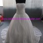 Hot Sales/Strapless/Real Wedding Gown / Sample Picture Of Factory(WD509)