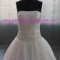 Hot Sales/Strapless/Real Wedding Gown / Sample Picture Of Factory(WD509)