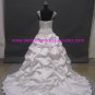 Stunning A-Line Beaded Taffeta Real Wedding Dress / Sample Picture Of Factory(WD539)