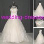 Sexy A-Line Beaded Halter Real Wedding Dress / Sample Picture Of Factory(WD579